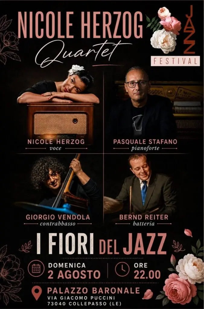 I Fiori del Jazz - Nicole Herzog Quartet feat. Pasquale Stafano